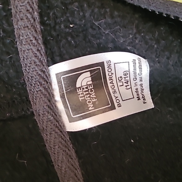 The North Face Glow in The Dark Logo Galaxy Hoodie Sweatshirt Black Youth Sz L - Picture 16 of 17